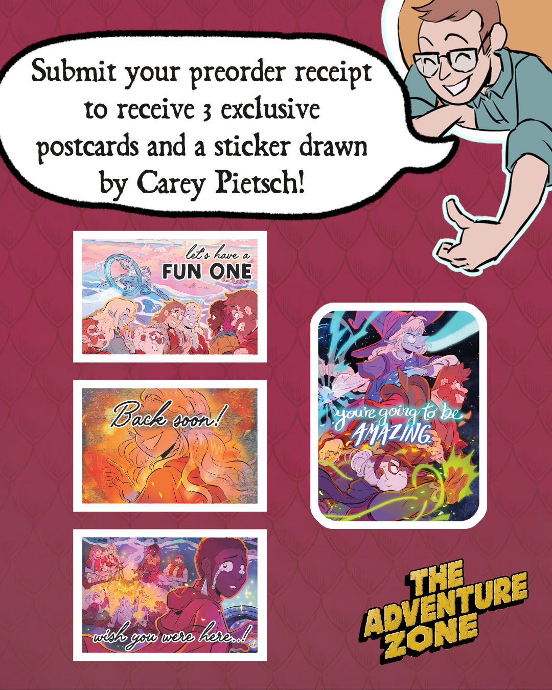 adventure zone giveaway